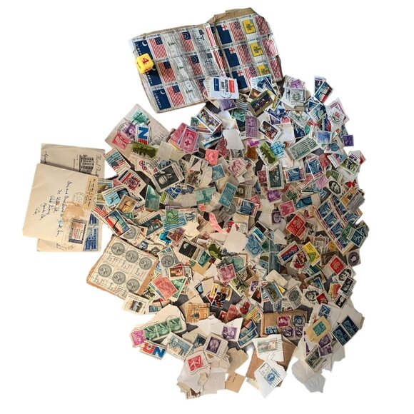 Vintage Postage Stamp Collection - Picture 1 of 15